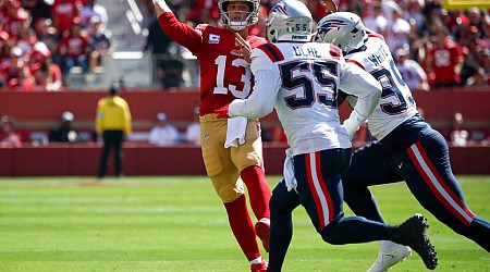 49ers' Brock Purdy helps sink Patriots with downfield passing