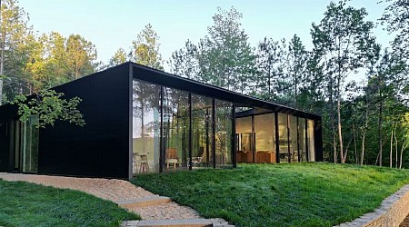 We spent $900,000 to build a glass house. It's a dream to live at one with the outdoors, and Airbnb guests love it.