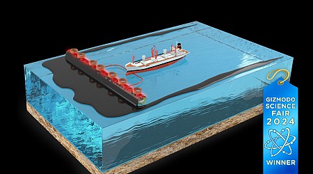 Gizmodo Science Fair: A Giant Roller to Clean Up Oil Spills