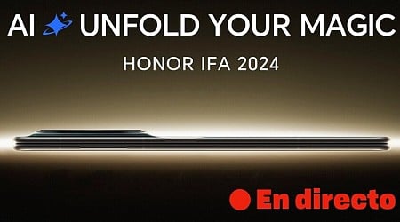 Honor Magic V3: sigue la presentación de Honor en IFA 2024 en directo con nosotros