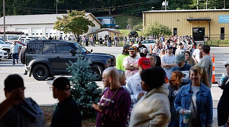 Hundreds line up early as Cherokee marijuana dispensary superstore opens to all adults