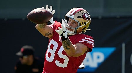 Kittle, Ward do not practice for banged-up Niners