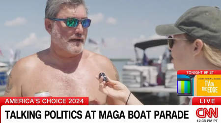 Reporter Asks MAGA Boat Owner Why He's Bitching About Economy