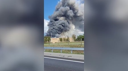 Residents told to evacuate or take shelter after Georgia chemical plant fire