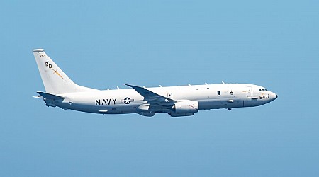 US spy plane flies through the Taiwan Strait days after German warships angered China by sailing through