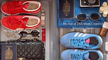 TikTokers are taking 'aesthetic' photos of their TSA trays in the latest travel trend. But not everyone's on board.