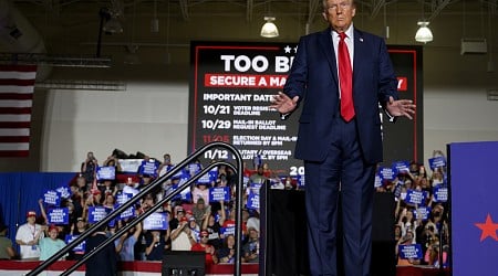 Donald Trump Blames Joe Biden Admin for His 'Small' Crowd Size at Rally