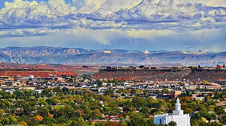 Record high temperatures in southern Utah as the north cools down