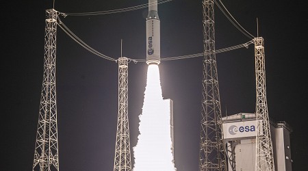 Europe's Vega rocket launches in French Guiana