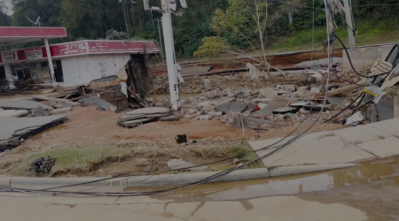 Local firefighters are in North Carolina helping with the aftermath of Hurricane Helene