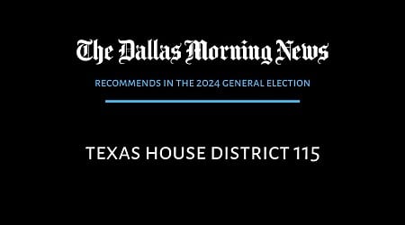 We recommend in the race for Texas House District 115