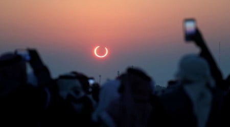 October’s ‘ring of fire’ solar eclipse: Time, path and where to see it