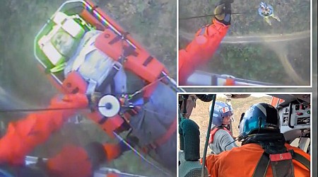 Coast Guard chopper rescues elderly hiker who fell from Oregon bridge