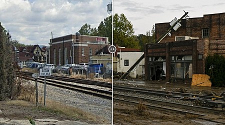 A look at Hurricane Helene's destruction: North Carolina before and after the storm