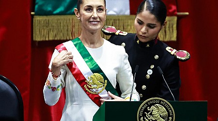 Claudia Sheinbaum takes office as Mexico's first female president