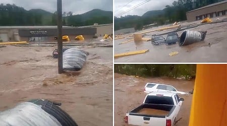 11 workers at a Tennessee factory were swept away in Hurricane Helene flooding as workers forced to wait until it was 'too late'