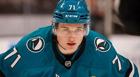 San Jose Sharks' Macklin Celebrini leaves game vs. Utah Hockey Club