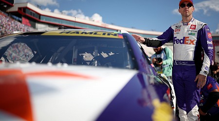 Denny Hamlin Offers Blunt Response to Kevin Harvick Outburst