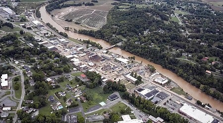 Flooding from Hurricane Helene swept away 11 factory employees as they left work. Only 5 have been found.