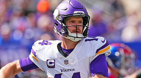 Vikings' QB Sam Darnold takes high road when asked about Jets ahead of Week 5 matchup