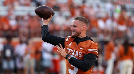 Report: Texas' Quinn Ewers Taking QB1 Reps Ahead of Arch Manning Before OU Game