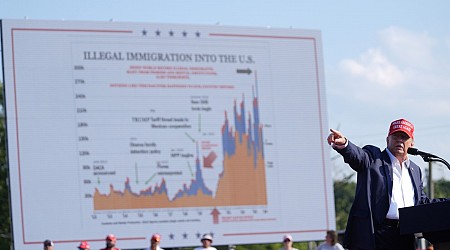 How Trump credits an immigration chart for saving his life and what the graphic is missing