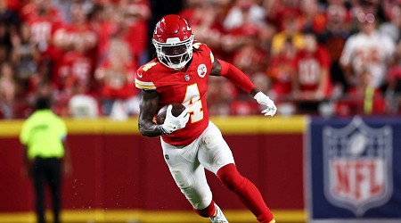 Chiefs' Rashee Rice Placed on IR with Knee Injury, Out at Least 4 Games