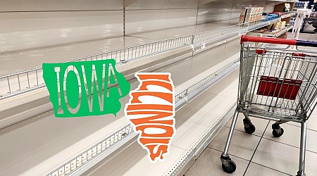 Illinois And Iowa Grocery Shelves Could Be Bare In Days