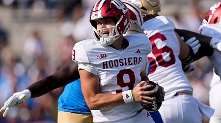 Undefeated Indiana plays at Northwestern in Week 6