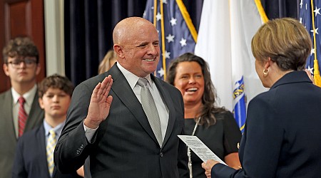 New State Police Colonel Geoffrey Noble sworn in, amid scrutiny