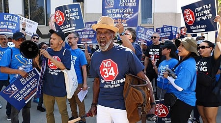 Proposition 34, a political oddity, takes aim at rent control