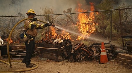 Firefighters gain ground on 3 huge Southern California blazes