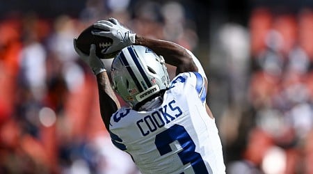 Cowboys Rumors: Brandin Cooks Out vs. Steelers with Knee Infection After Surgery