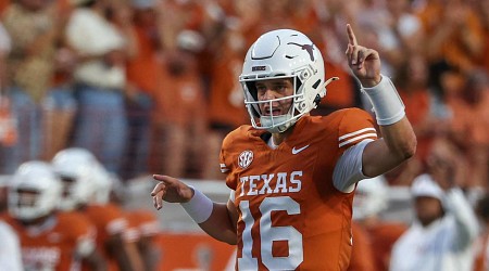 Arch Manning Grades Himself 'C+' in 1st Texas Start Replacing Injured Quinn Ewers