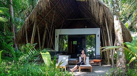 I stayed on a private island off the coast of Panama. Take a look at the resort, where my room cost $980 a night.