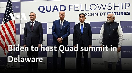 Biden to host Quad summit in Delaware