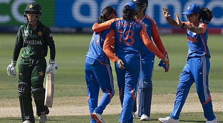 Indian women notch cautious 6-wicket win over archrival Pakistan at T20 World Cup