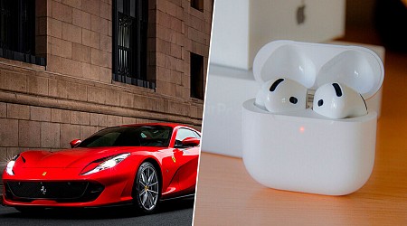 Un millonario encontró un inesperado aliado para recuperar su Ferrari de 575.000 dólares robado: sus AirPods