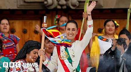 Mexico's first female president vows 'it's time for women'