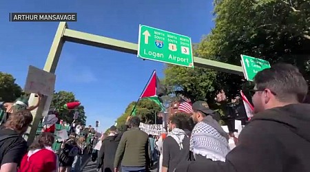 Storrow Drive blocked by demonstrators Sunday