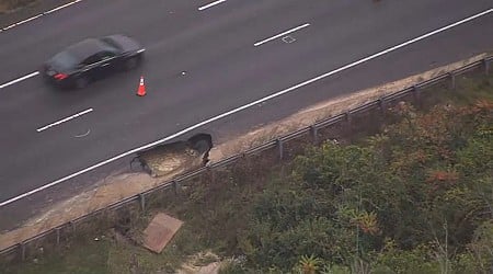 MA sinkhole on I-495 in Haverhill: Traffic impacts, updates