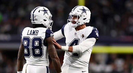 Cowboys' CeeDee Lamb Appears to Direct Words at Dak Prescott After INT vs. Steelers