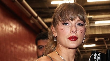 Taylor Swift attends 'Monday Night Football' in Kansas City for Chiefs-Saints