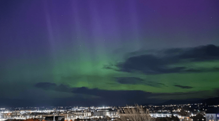 The northern lights may be visible in Utah this weekend