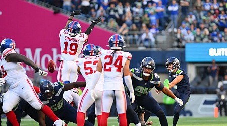 NFL explains Giants' controversial blocked field goal to defeat Seahawks, here's why there's no penalty