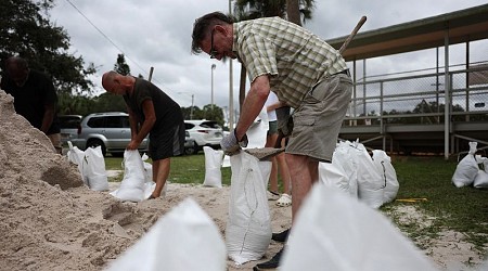 In pictures: Hurricane Milton heads for impact