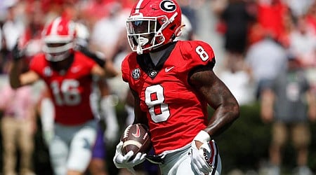 Georgia WR Colbie Young arrested on misdemeanor charges of battery, assault on an unborn child