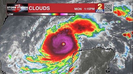 Milton now a Category 5 hurricane in the Gulf of Mexico