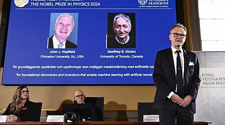 Two artificial intelligence leaders win physics Nobel Prize