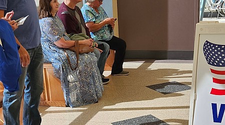 Early voters line up to cast ballots in Lake, Porter counties as voting gets under way